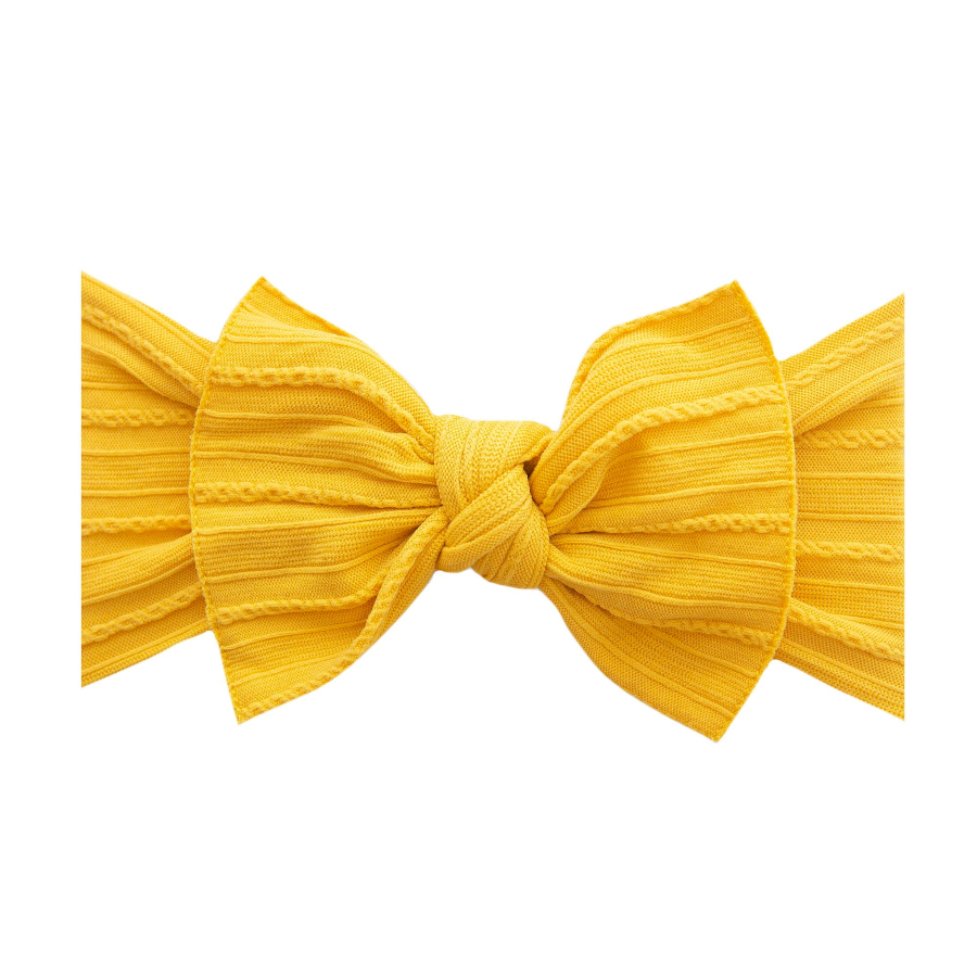 Baby Bloom Bows: Mustard - HoneyBug