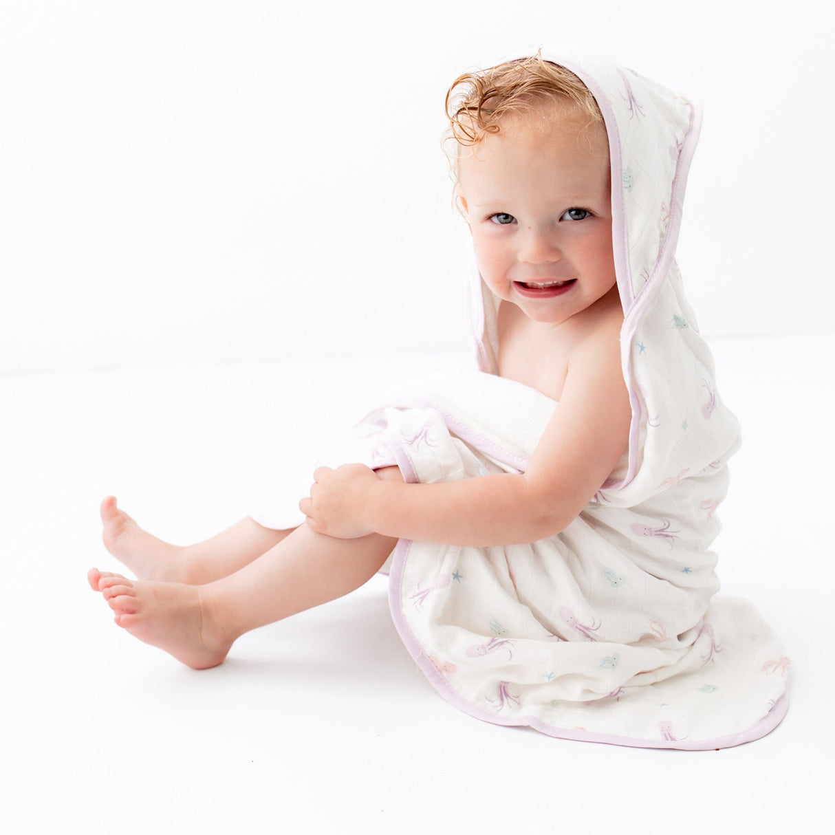Octopus Hooded Towel Set - HoneyBug