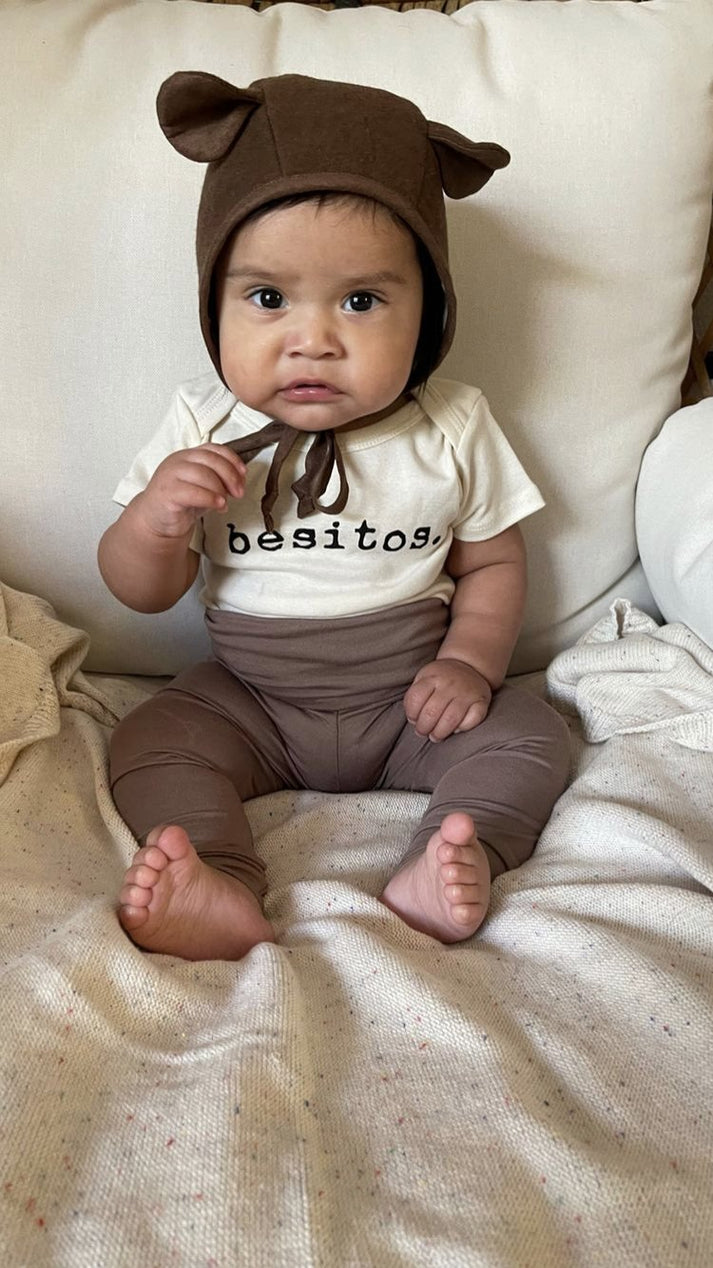 Organic Cotton Bodysuit - Besitos - HoneyBug