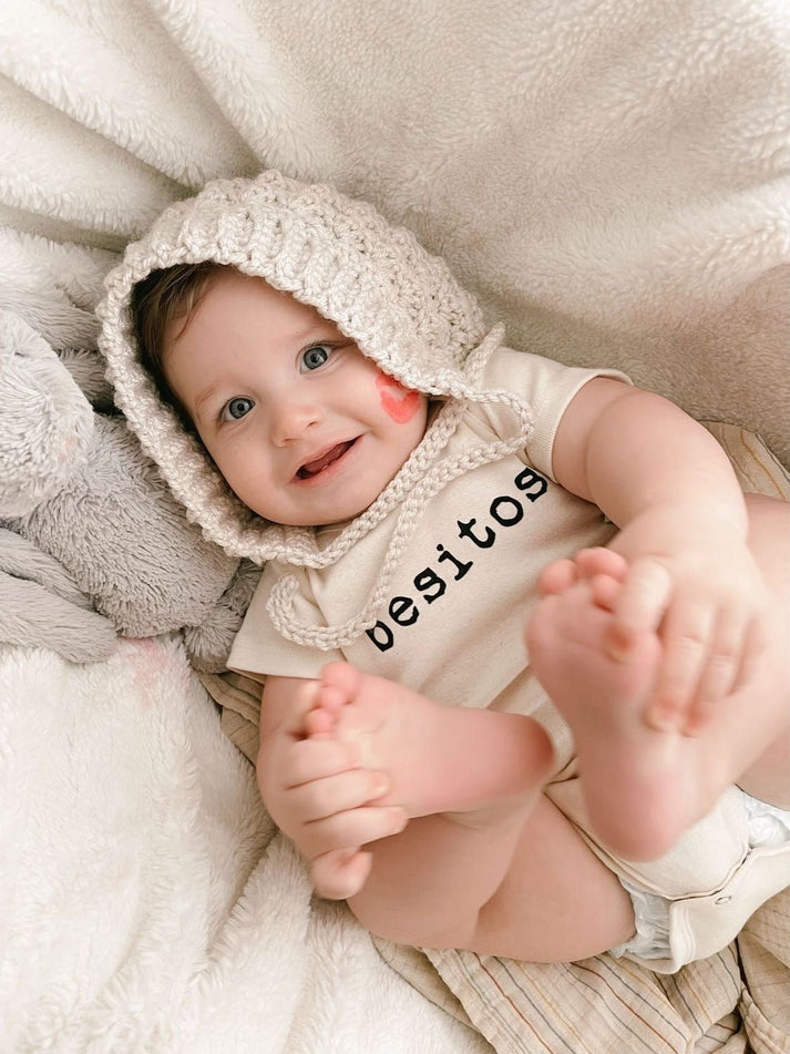 Organic Cotton Bodysuit - Besitos - HoneyBug