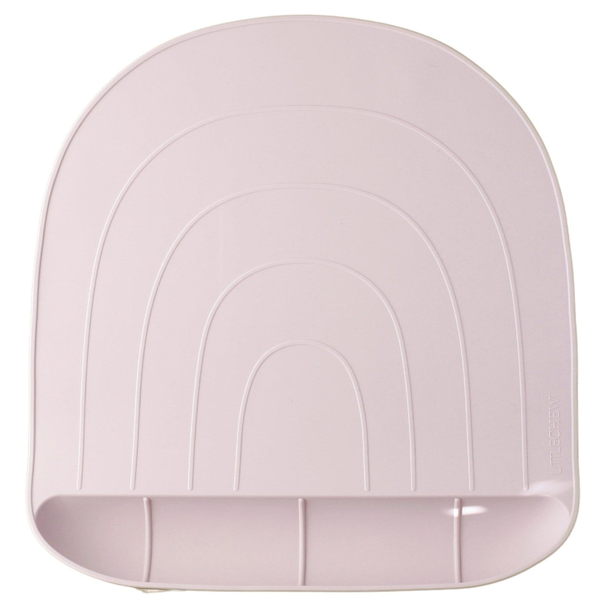 Rainbow Silicone Mat - Pale Mauve - HoneyBug