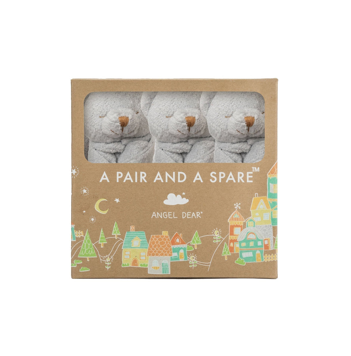 Pair and a Spare - Grey Bear - HoneyBug