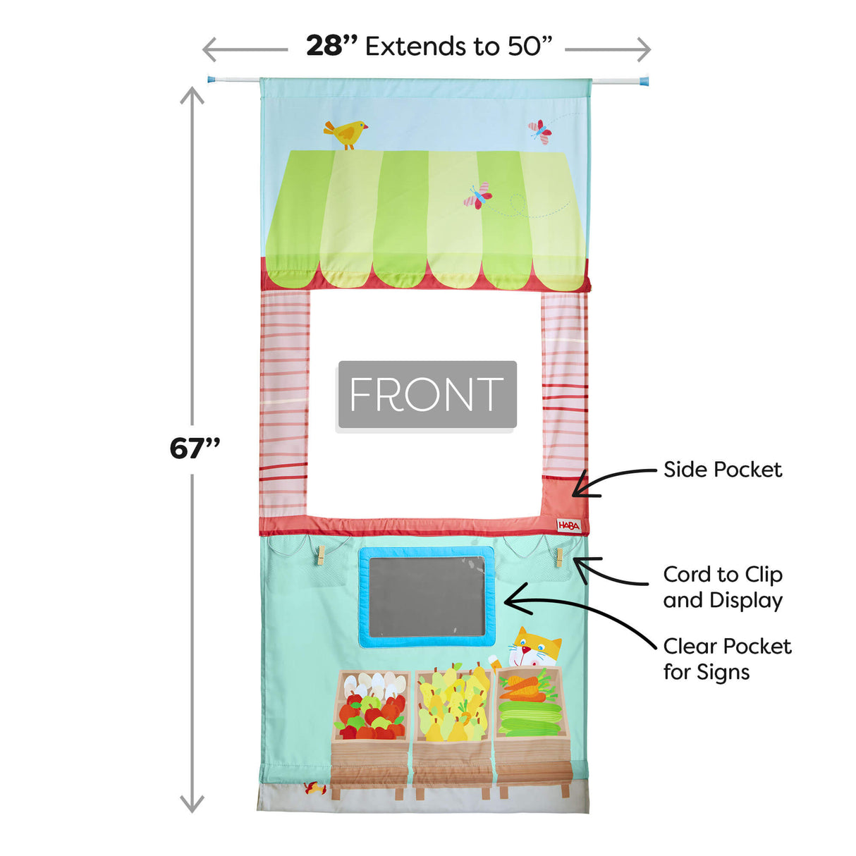 Hanging Doorway Play Store - HoneyBug