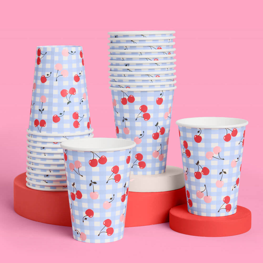 Cherry Cups - 24 Paper Cups