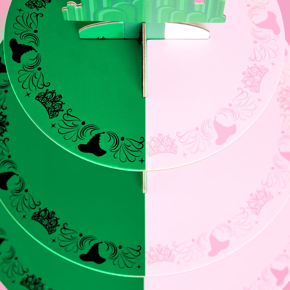 Emerald City Cupcake Tower - 3 Tiered Display
