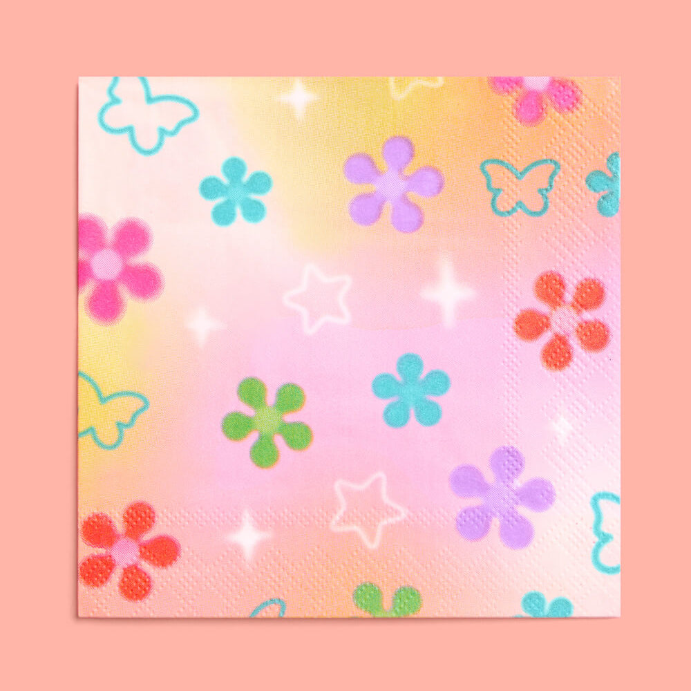 Butterfly Daydream Napkins - 25 Printed Napkins