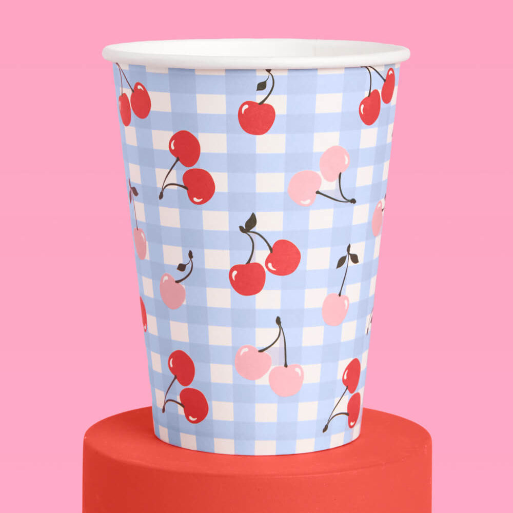 Cherry Cups - 24 Paper Cups