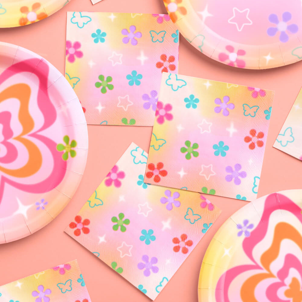Butterfly Daydream Napkins - 25 Printed Napkins