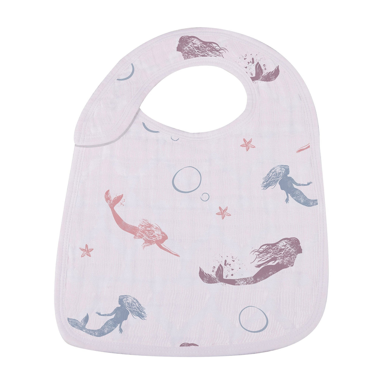 Under The Sea Bamboo Muslin Snap Bibs 3PK - HoneyBug