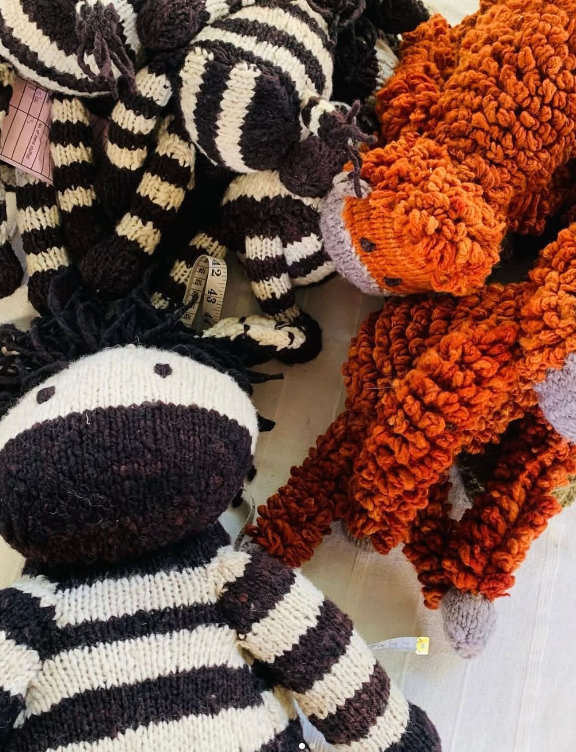 Wool Knit Buddy | Zachary the Zebra - HoneyBug
