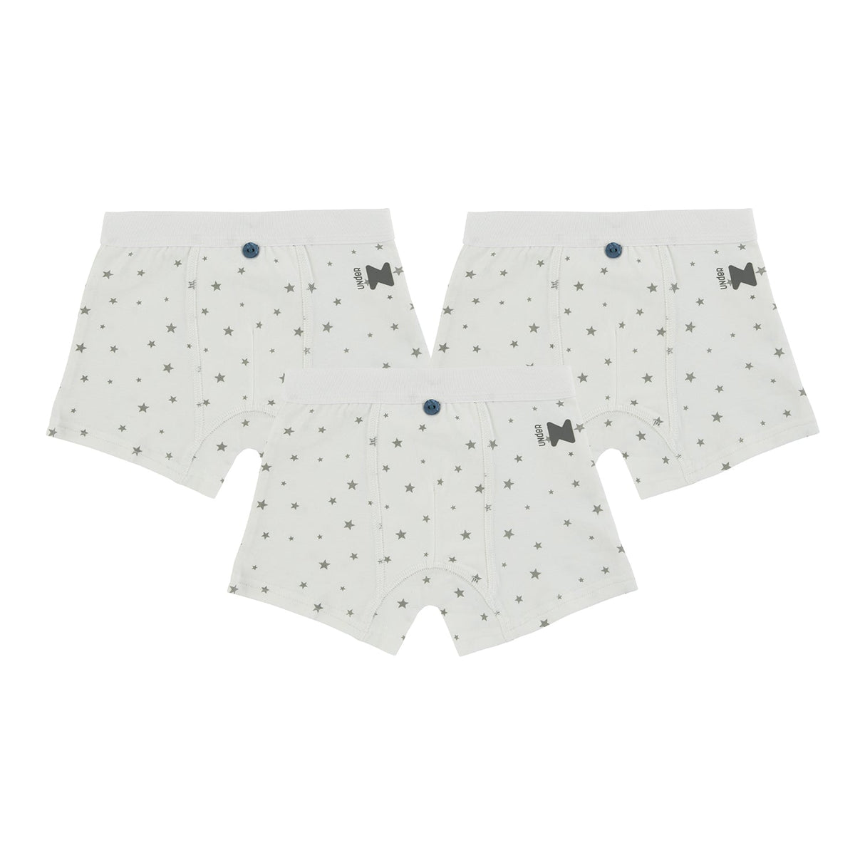 Button Collection, Boy (3 Boxers) - HoneyBug