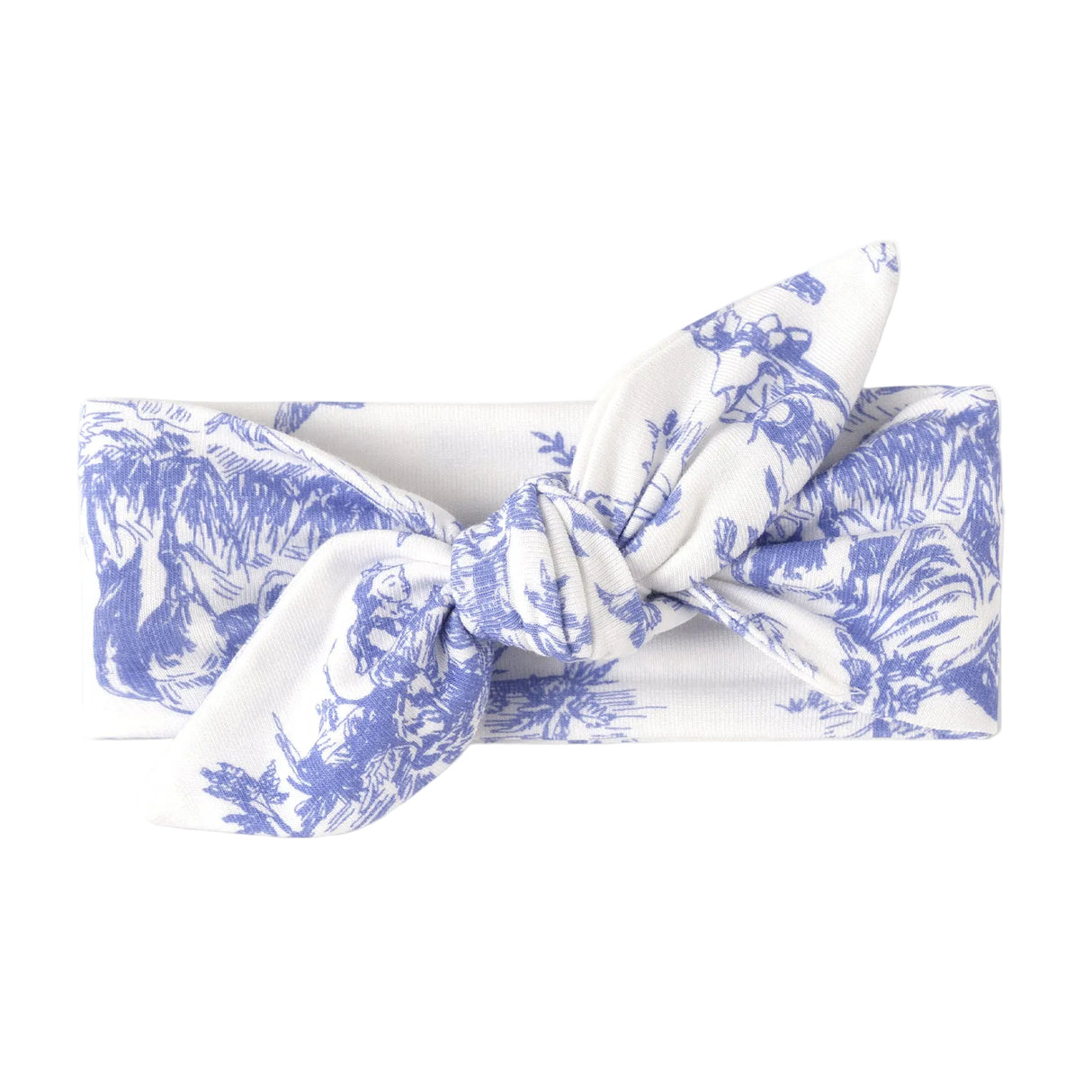 Baby Headband Toile de Jouy Bamboo