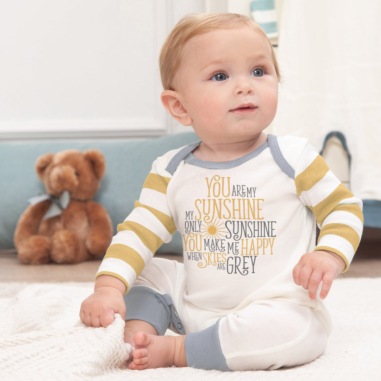 You Are My Sunshine Romper - HoneyBug