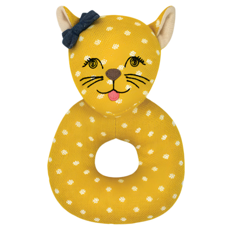 Rita Cheetah - Teething Rattle - HoneyBug