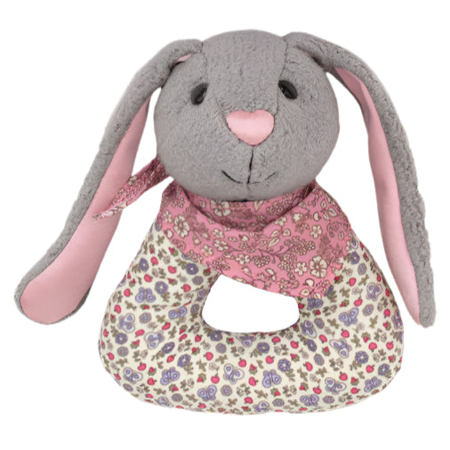 Patterned Rattle - Bunny - HoneyBug