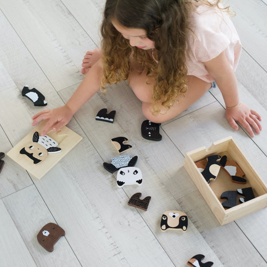 Mix & Match Animal Tiles - HoneyBug
