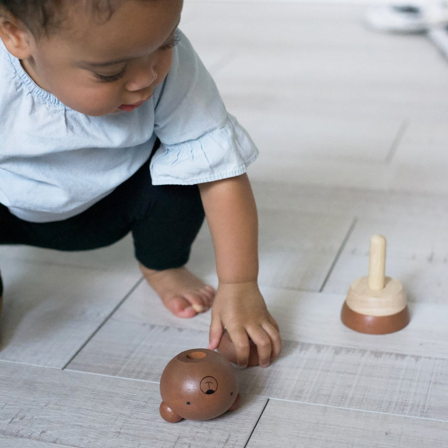 Wood Stacker - Bear - HoneyBug