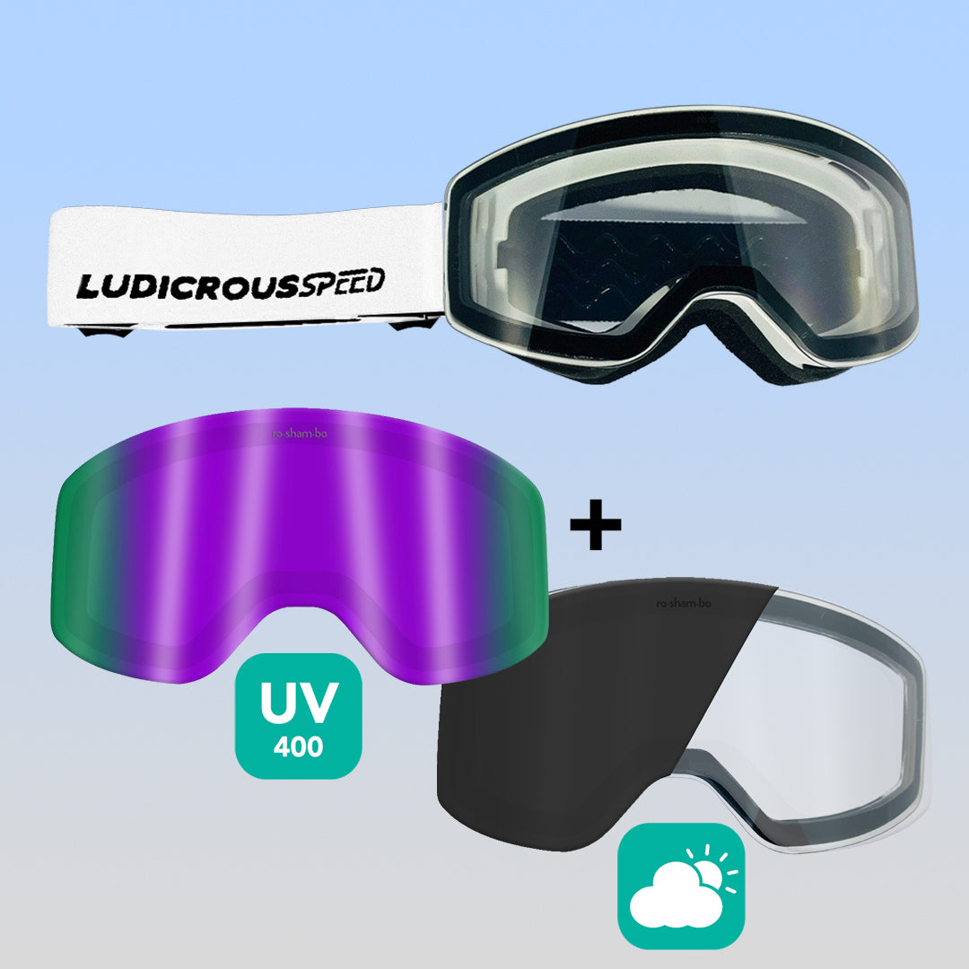 Ludicrous Speed Snow Goggles Set | Youth - HoneyBug