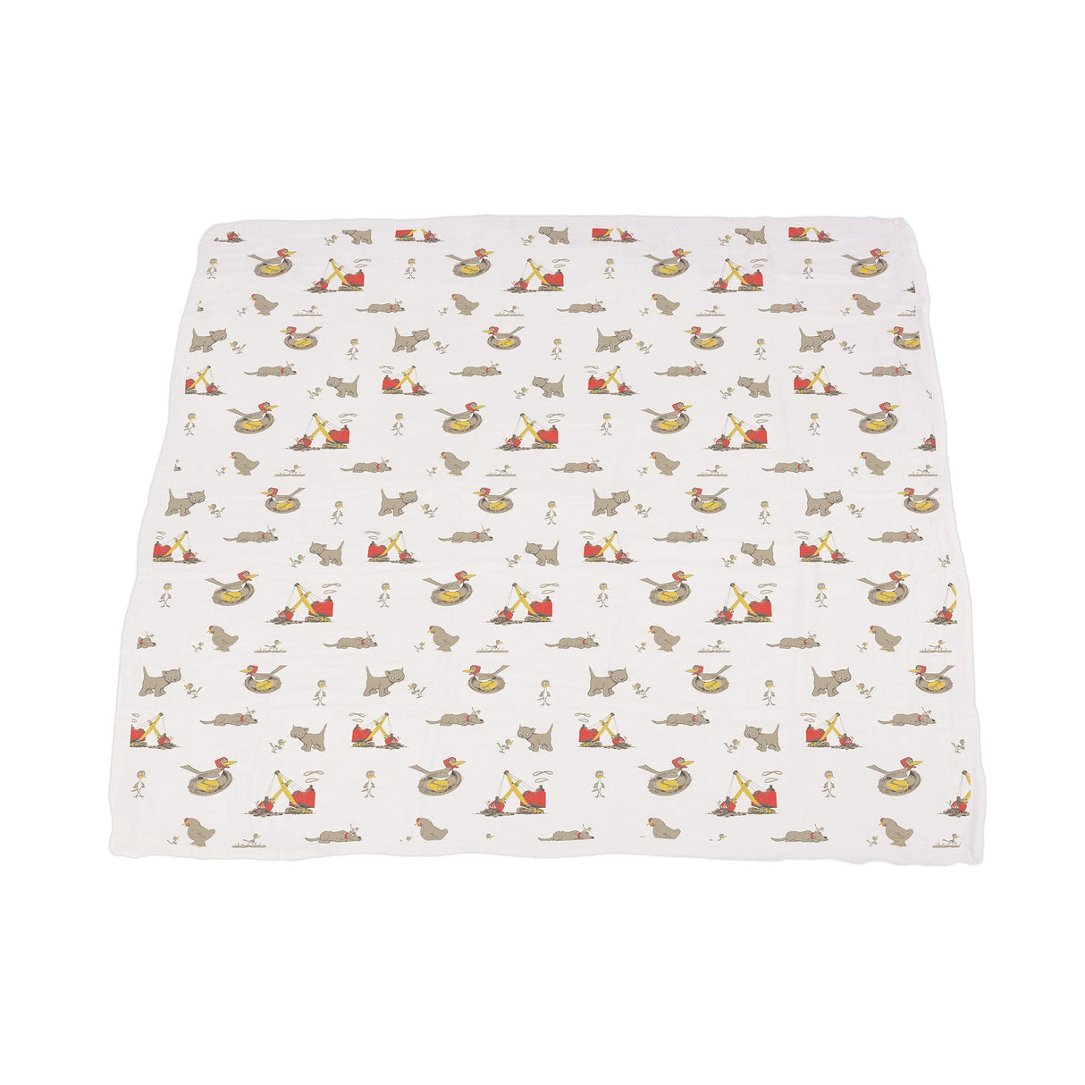 Are You My Mother? Bamboo Muslin Newcastle Blanket - HoneyBug