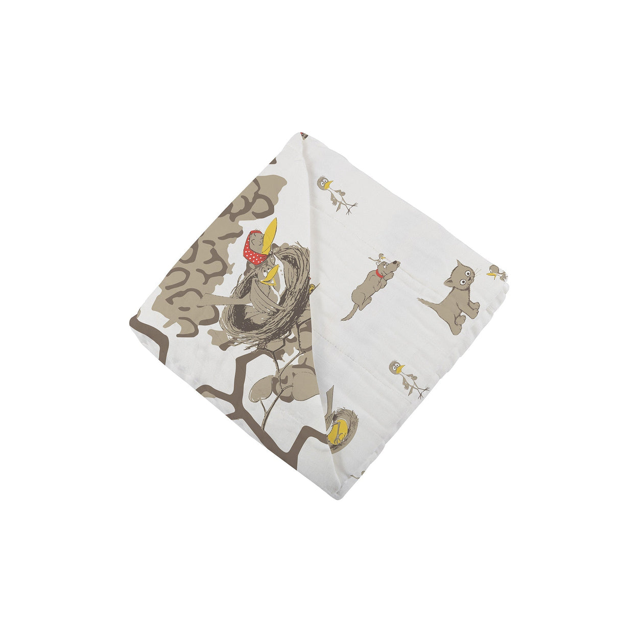 Are You My Mother? Bamboo Muslin Newcastle Blanket - HoneyBug