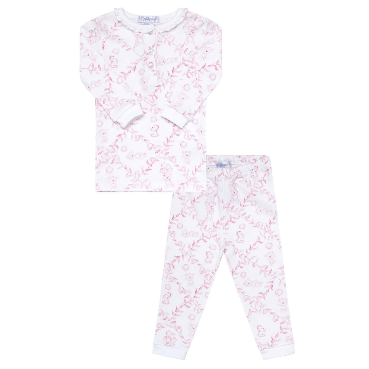 Pink Bears Trellace Pajamas - HoneyBug