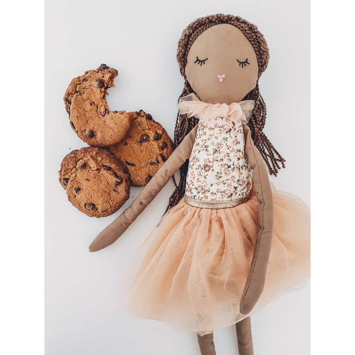 'Cookie' Scented African American Soft Doll - HoneyBug