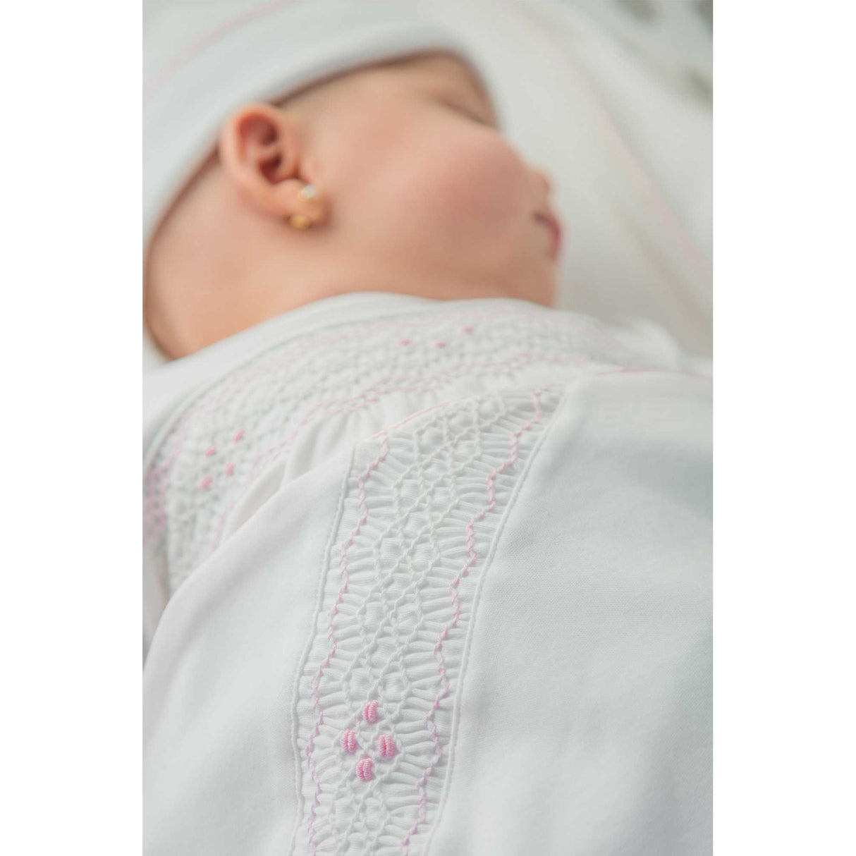 Nella Blanket Soft Pink - HoneyBug