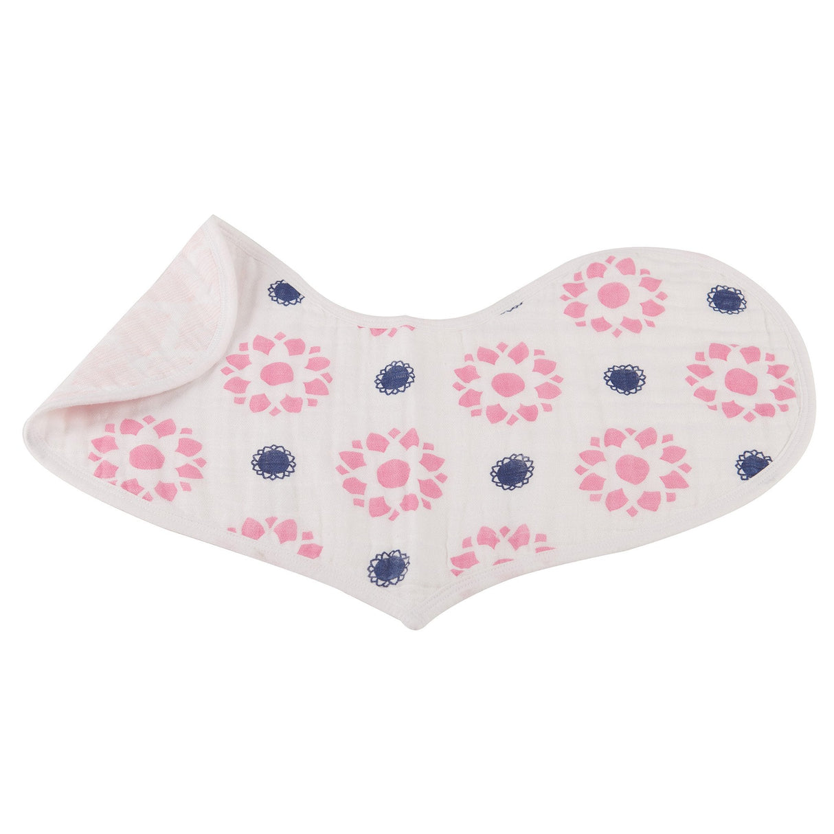 Pop of Pink Cotton Heart Bibs 2PK - HoneyBug