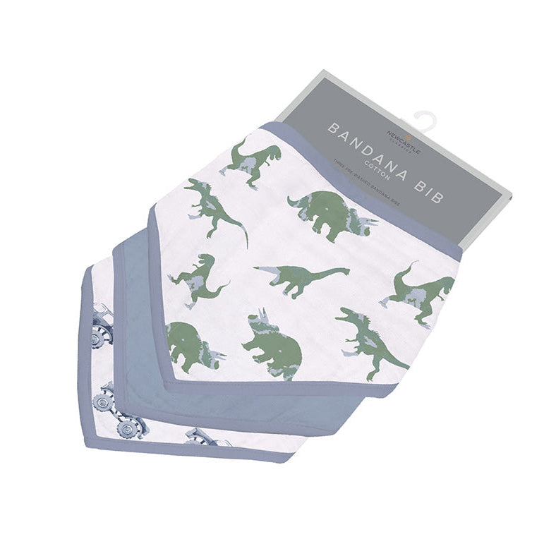 Rough Terrain Cotton Bandana Bibs - HoneyBug