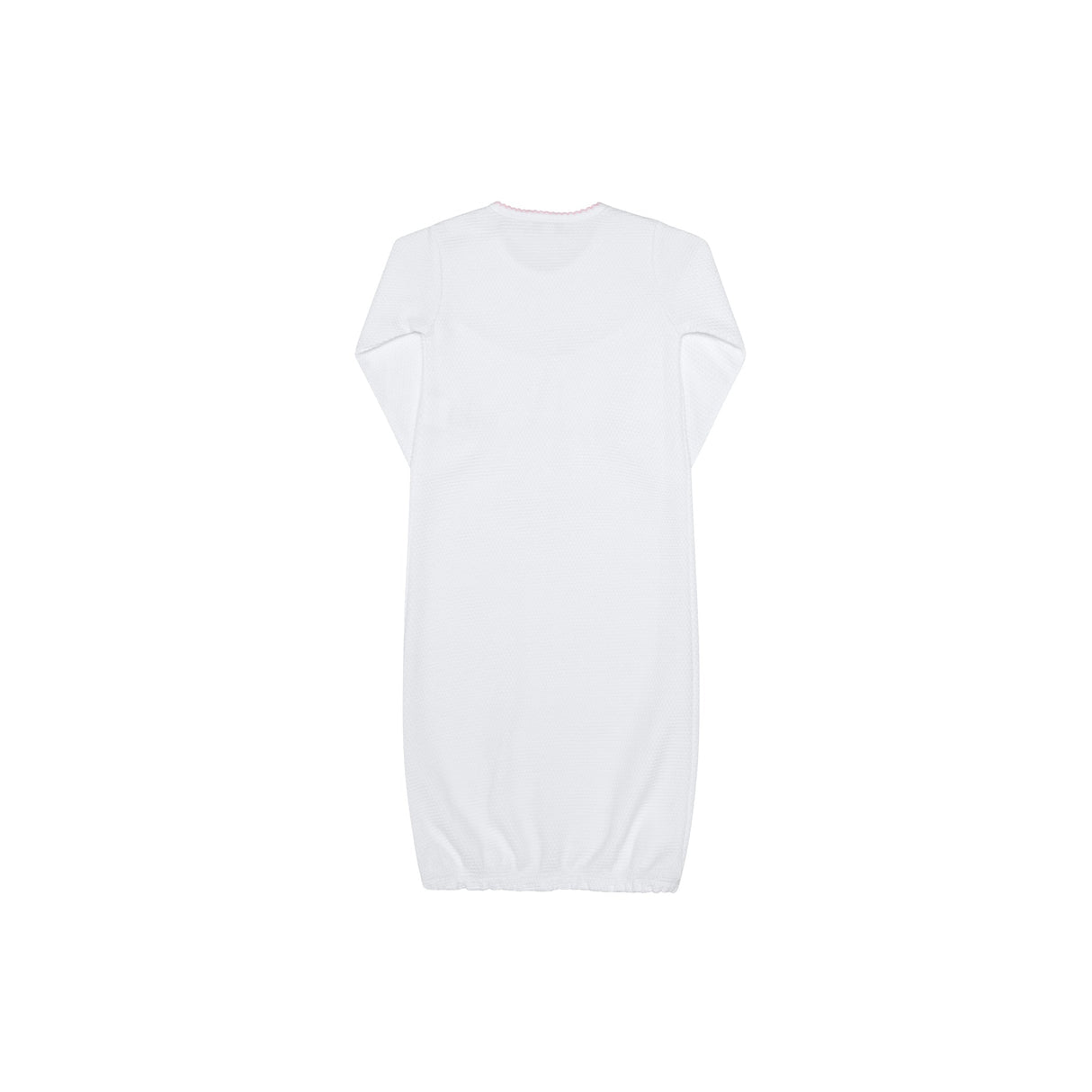 White Bubble Baby Gown - HoneyBug