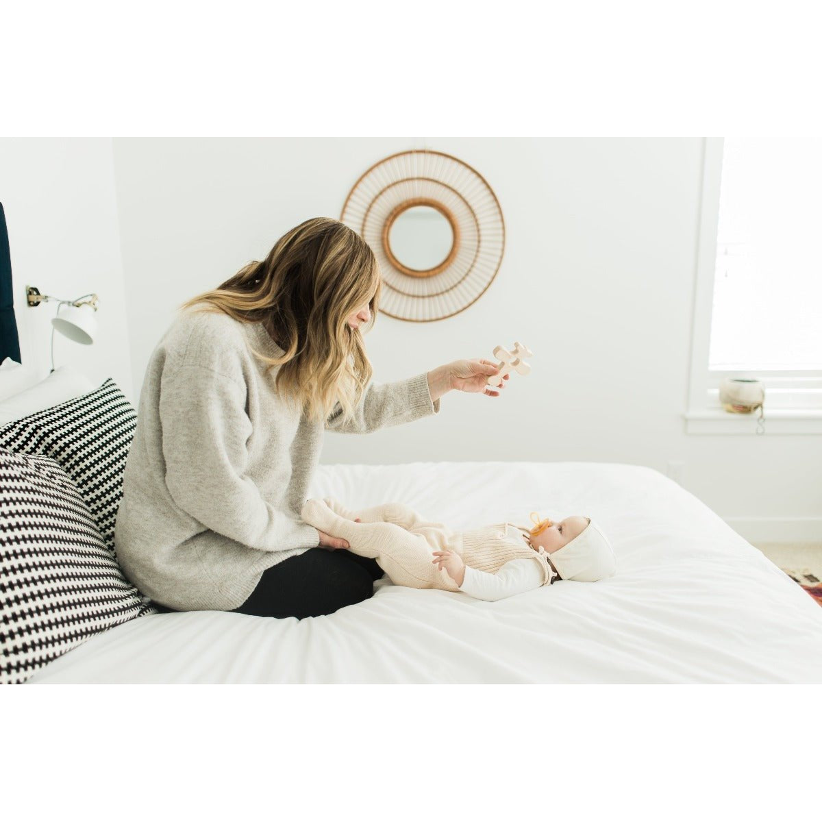 Airplane Wood Grasping Toy - HoneyBug