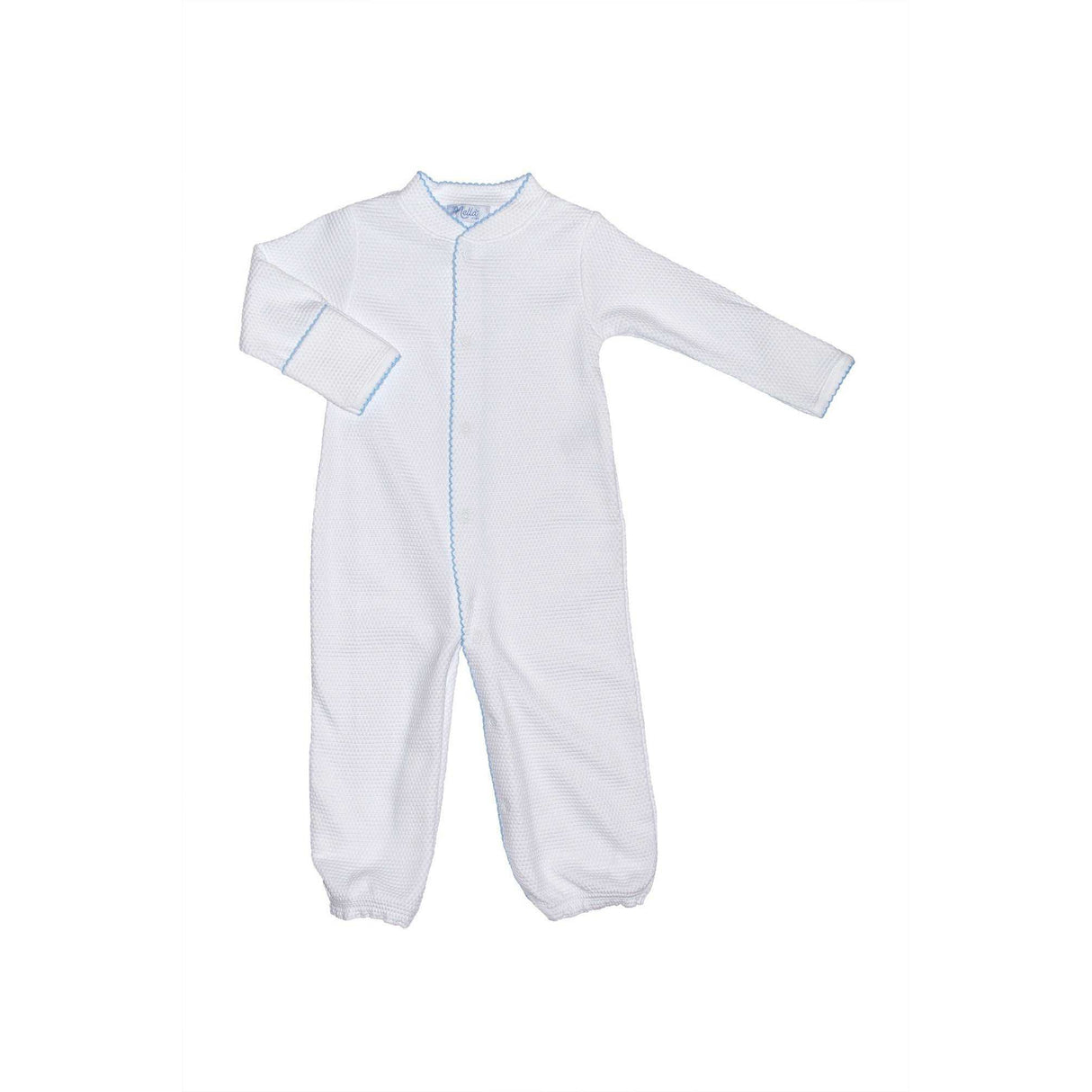 White Bubble Baby Converter Gown - HoneyBug