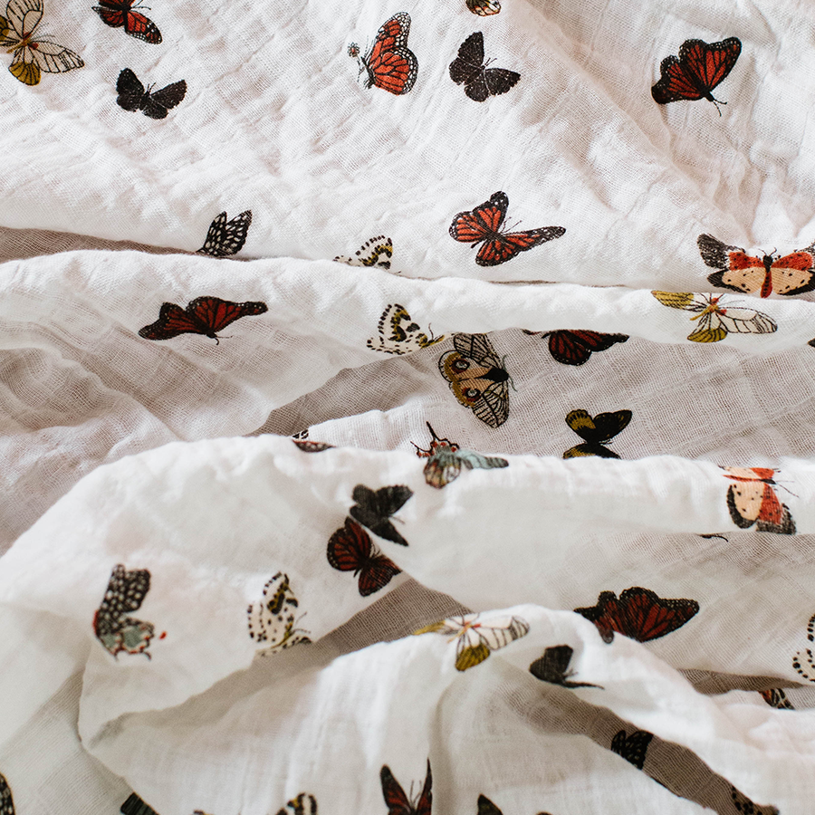 Butterfly Migration Swaddle - HoneyBug