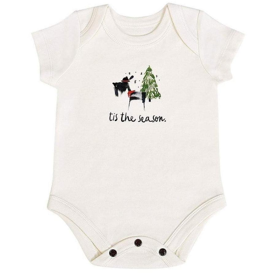 Tis The Season Short Sleeve Bodysuit - HoneyBug