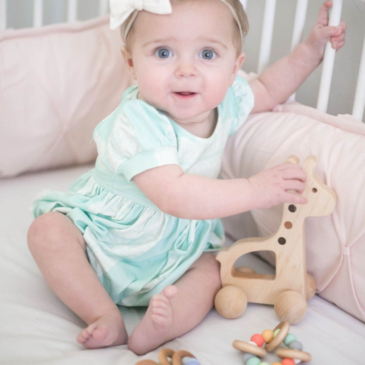 Giraffe Push Toy - HoneyBug