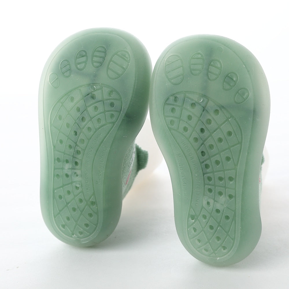 Baby Pet Sock Shoes - Monster Green - HoneyBug