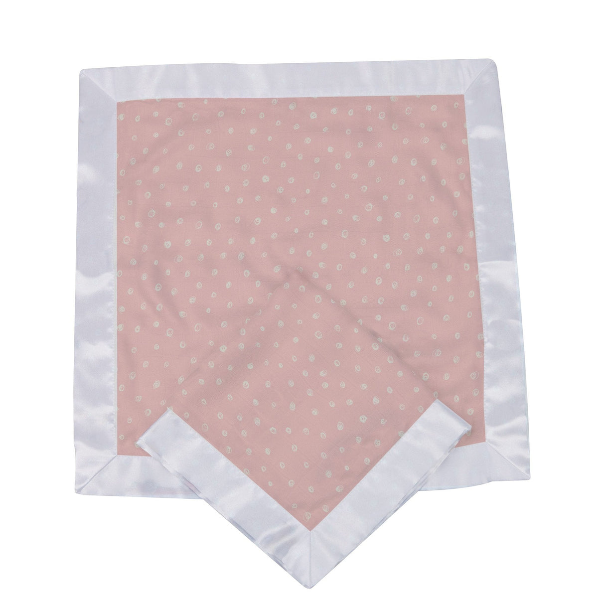 Pink Pearl Polka Dot Newcastle Blankie - HoneyBug