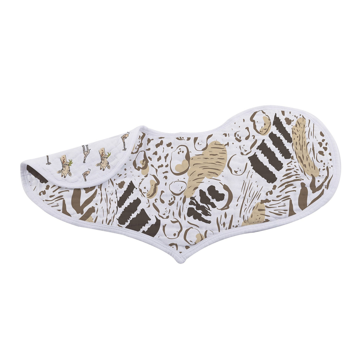 On The Savannah Heart Bib 2PK - HoneyBug