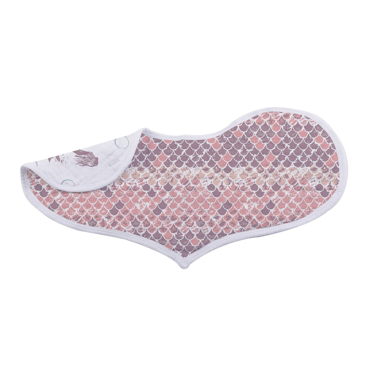 Under The Sea Bamboo Heart Bib 2PK - HoneyBug