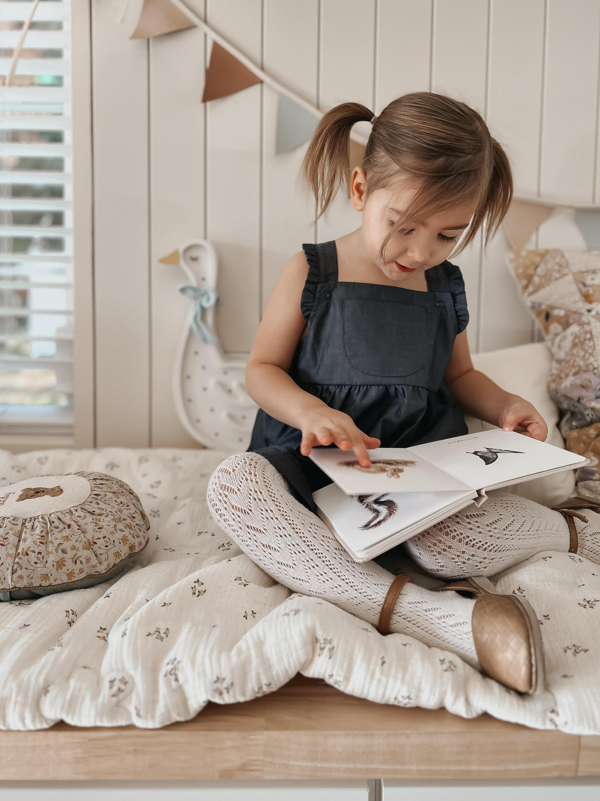 Overall Dress - Chambray - HoneyBug 