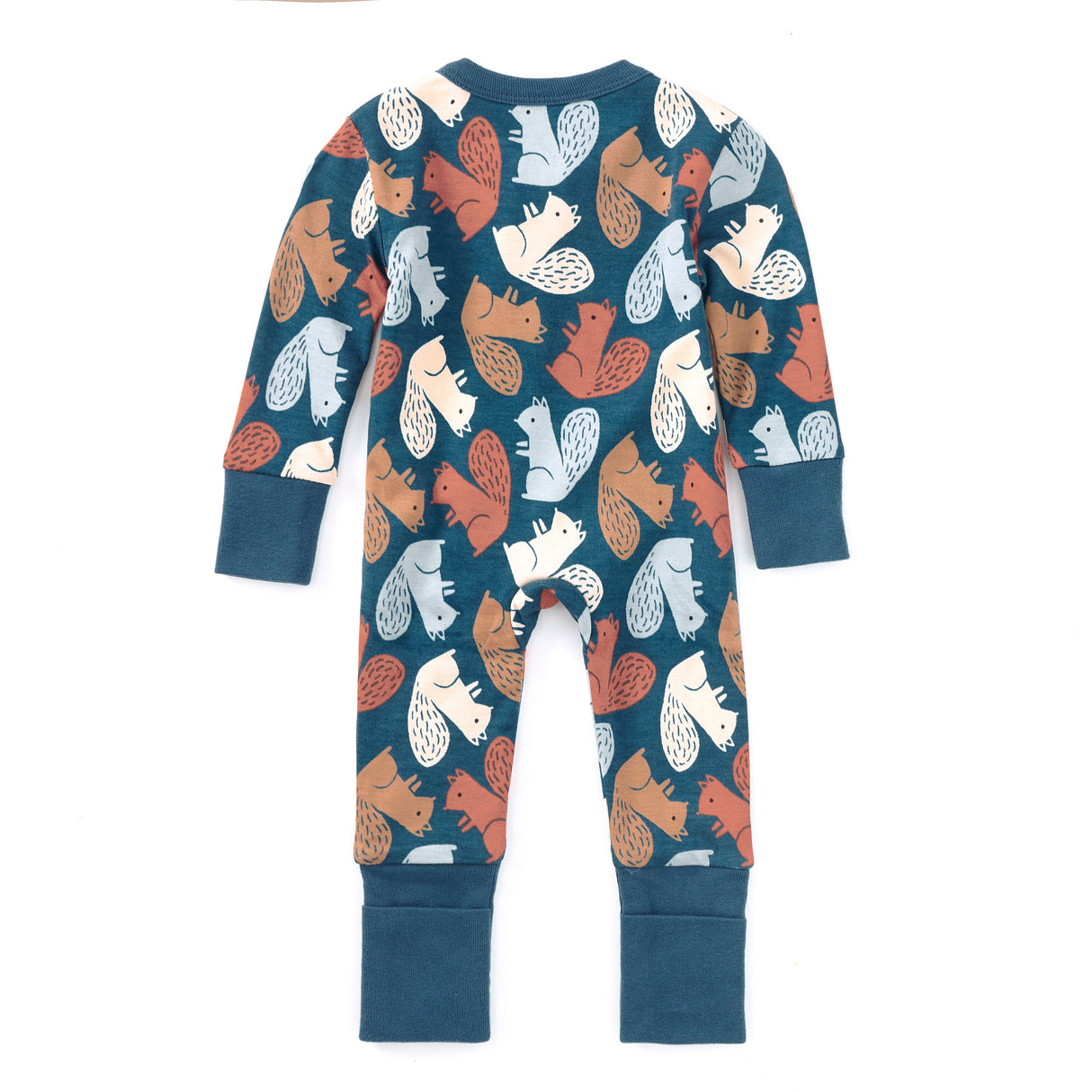 Bamboo Blend Convertible Coverall - Squirrel Scurry