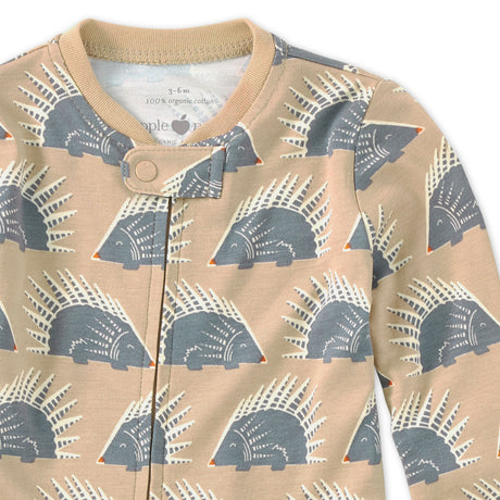 Bamboo Blend Zip Footie - Chill Quill