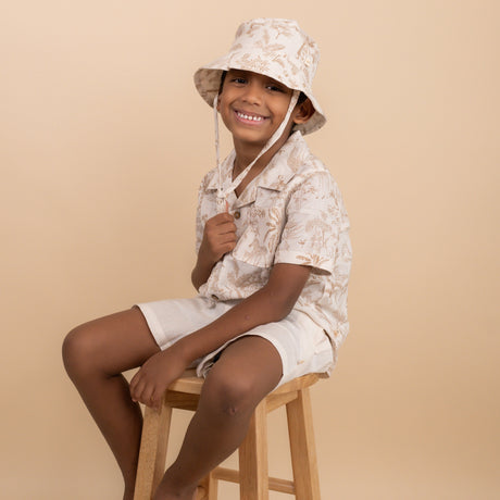 Organic Shirt & Shorts Set - Wild Tropics - HoneyBug 