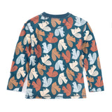 Bamboo Blend Crewneck L/S Shirt - Squirrel Scurry