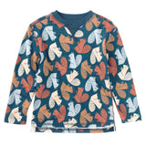 Bamboo Blend Crewneck L/S Shirt - Squirrel Scurry