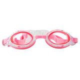 Pearl White Beautiful Bows Girl Kids' Swim Goggles - HoneyBug 