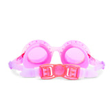Morning Magenta Budding Flowers Girl Kids' Swim Goggles - HoneyBug 