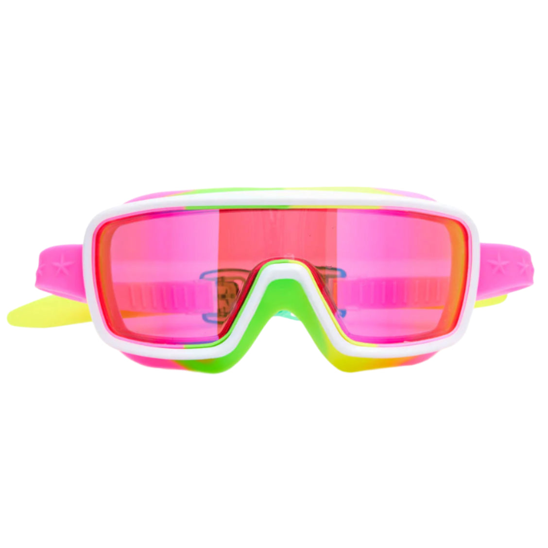 Multicolor Melon Chromatic Kids' Swim Goggles - HoneyBug 