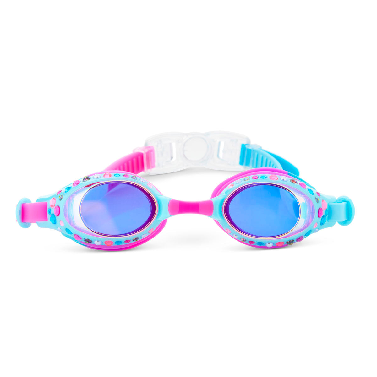 Crystal Violet Glimmering Kids' Swim Goggles - HoneyBug 