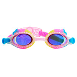 Colorful Clouds Rainbow Girl Kids' Swim Goggles - HoneyBug 